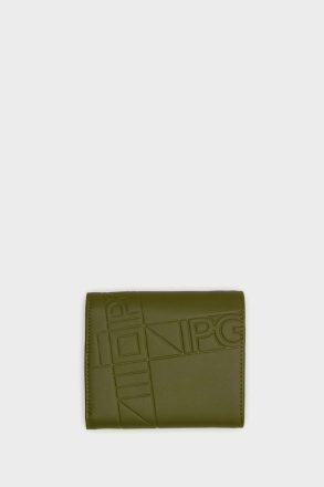 Women Purificacion Garci Khaki Soho Fold Over Wallet Small Wallets - Image 3