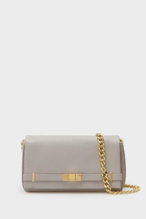 Women Purificacion Garci La Gran Manzana Crossbody Bag Crossbody Bags Light Gray - Image 2