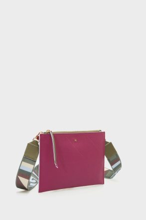 Women Purificacion Garci Magenta Crossbody Bags Tandem Crossbody Bag - Image 2