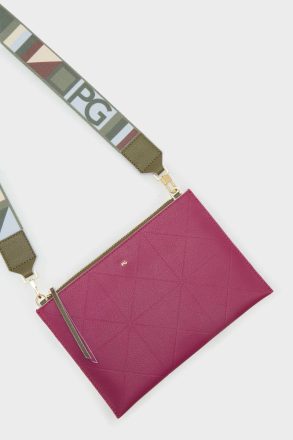 Women Purificacion Garci Magenta Crossbody Bags Tandem Crossbody Bag - Image 4