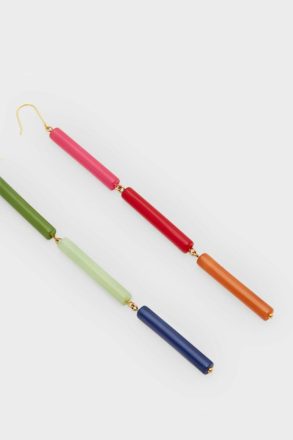 Women Purificacion Garci Multicolor Fun Confetti Drop Earrings - Image 2