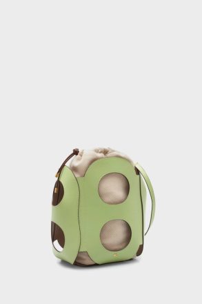 Women Purificacion Garci Ocho Bucket Bag Apple Green Crossbody Bags - Image 2