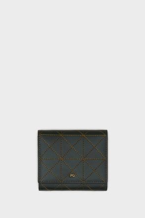 Women Purificacion Garci Origami Fold Over Japanese Wallet British Green Small Wallets