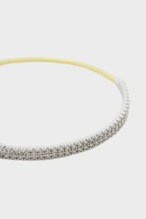 Women Purificacion Garci Radiant Bracelet Gold/Silver Crystal - Image 2