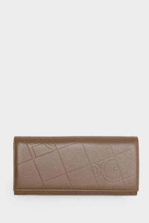 Women Purificacion Garci Taupe Large Wallets Combinación Única American Wallet