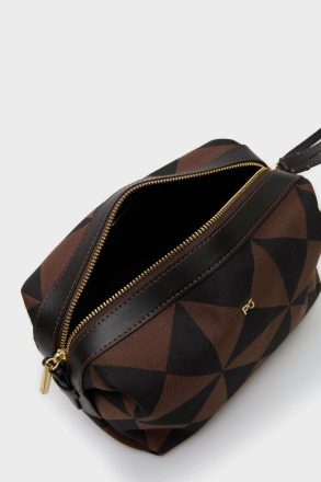Women Purigami Wash Bag Purificacion Garci Brown Pouches And Wash Bags - Image 3