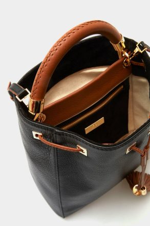 Women Samburu Bucket Bag Black Purificacion Garci Handbags - Image 3