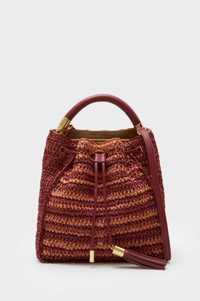 Women Samburu Bucket Bag Purificacion Garci Clay Brown Handbags