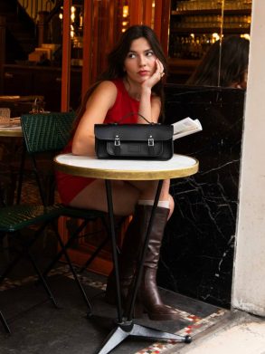 Women Satchels The Long Satchel - Black Cambridge Satchel - Image 2