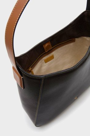 Women Shoulder Bags Coffee Purificacion Garci Algo Prestado Shoulder Bag - Image 3