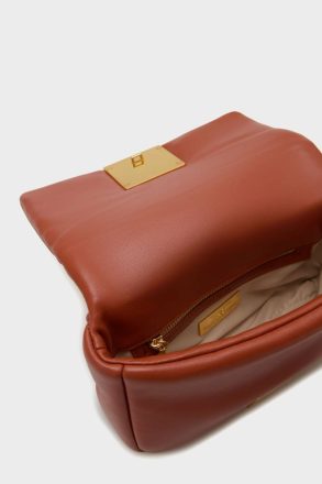 Women Shoulder Bags Old Orange Purificacion Garci Homenaje Acolchado Crossbody Bag - Image 3