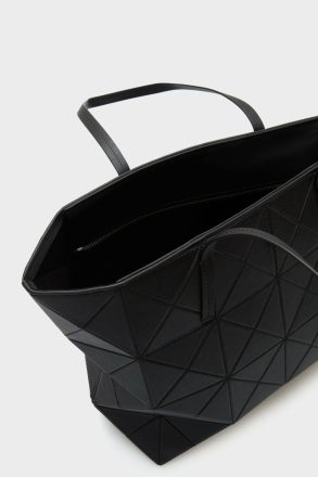 Women Shoulder Bags Purificacion Garci Black Origami Zipped Shoulder Bag - Image 4
