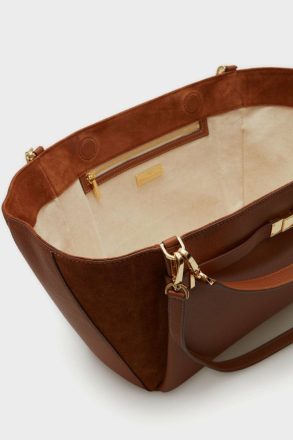 Women Shoulder Bags Purificacion Garci Tan La Gran Manzana Shoulder Bag - Image 4