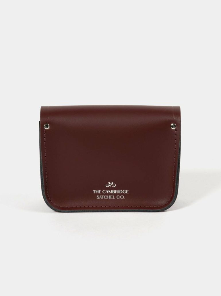 Women Small Bags The Tiny - Oxblood & Navy Cambridge Satchel - Image 3