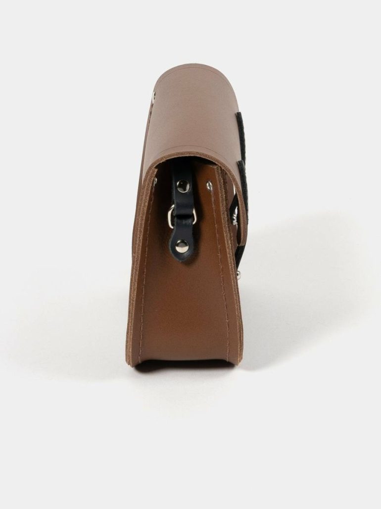 Women Small Bags The Tiny - Vintage & Navy Cambridge Satchel - Image 4