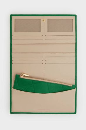 Women Stamp American Wallet Large Wallets Purificacion Garci Green - Image 2