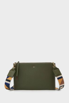 Women Tandem Cross Body Bag Crossbody Bags Purificacion Garci Khaki
