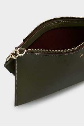 Women Tandem Cross Body Bag Crossbody Bags Purificacion Garci Khaki - Image 3