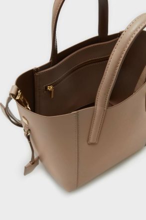 Women Taupe Caprichosa Y Consentida Crossbody Bag Handbags Purificacion Garci - Image 3