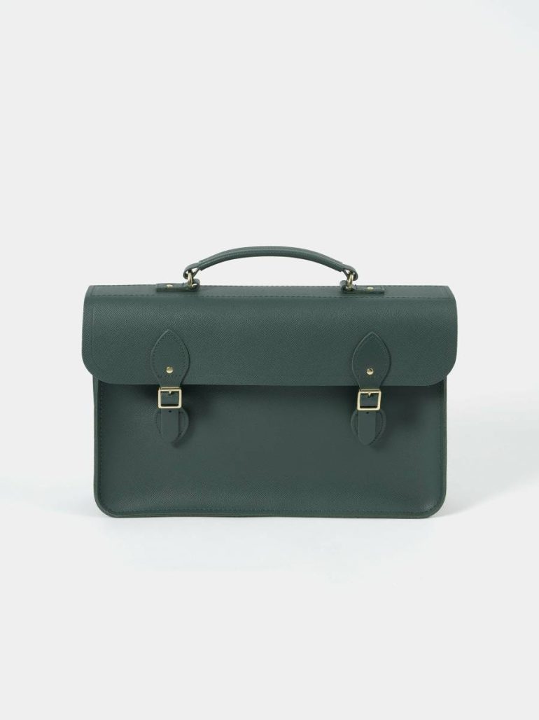 Women The Briefcase - Fir Saffiano Briefcases Cambridge Satchel