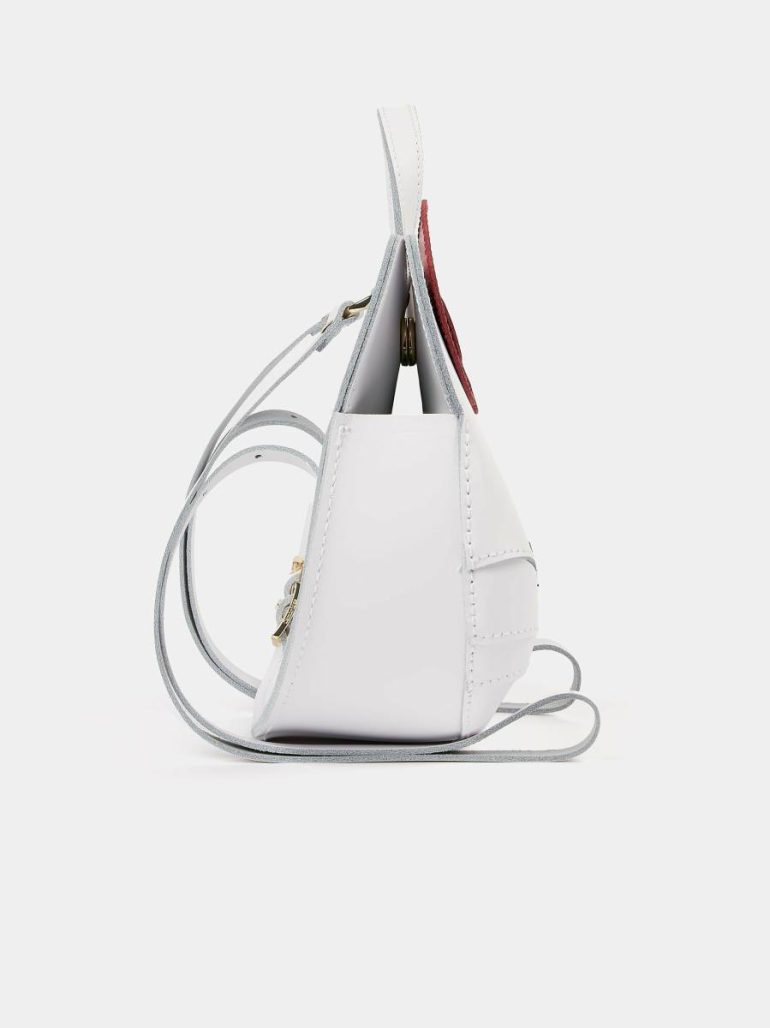 Women The Hello Kitty Face Backpack - Brilliant White Backpacks Cambridge Satchel - Image 4