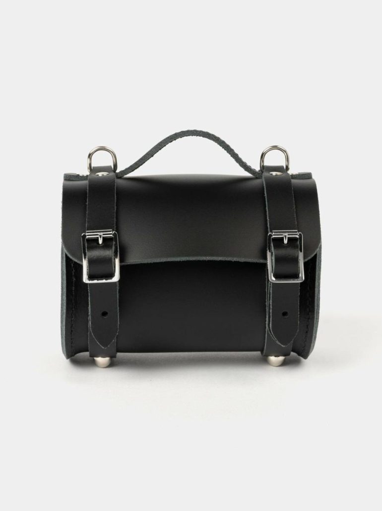 Women The Micro Bowls Bag - Black Crossbody Cambridge Satchel