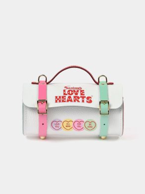 Women The Micro-Wide Bowls Bag- Love Hearts Sugar Celtic Grain Cambridge Satchel Crossbody