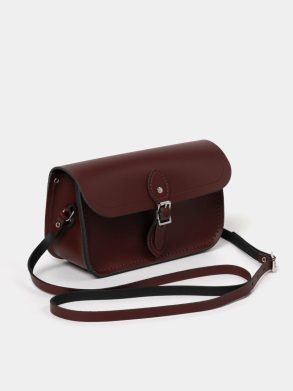Women The Mini One Buckle - Oxblood Cambridge Satchel Crossbody - Image 2