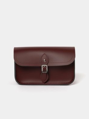 Women The Mini One Buckle - Oxblood Cambridge Satchel Crossbody