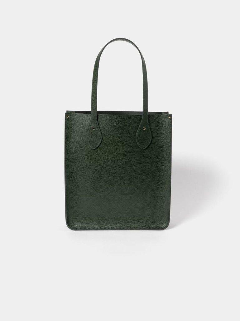 Women The Tote - Racing Green Celtic Grain Cambridge Satchel Tote Bags - Image 4