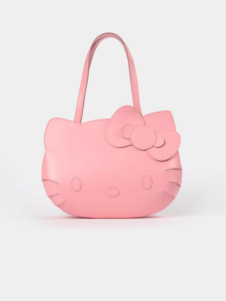 Women Tote Bags The Hello Kitty Face Tote - Pink Icing Cambridge Satchel