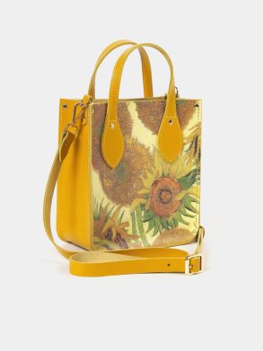 Women Tote Bags The Mini Tote - Mustard With Sunflowers Cambridge Satchel - Image 2