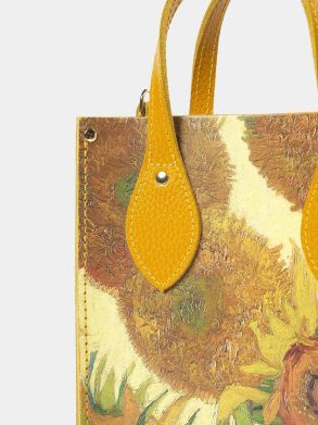 Women Tote Bags The Mini Tote - Mustard With Sunflowers Cambridge Satchel - Image 5