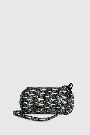 Barrel Crossbody Rebecca Minkoff Crossbody Bag Black-White Women - Image 2