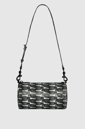 Barrel Crossbody Rebecca Minkoff Crossbody Bag Black-White Women