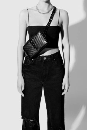 Black-Black-Shellac Women Rebecca Minkoff Edie Belt Bag Belt Bag - Image 5