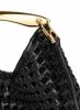 Black Elleme Small Boomerang Woven Leather Black Boomerang Women - Image 5