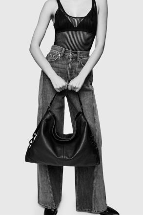 Black Hobo Bag Women Large Buckle Hobo Rebecca Minkoff - Image 4