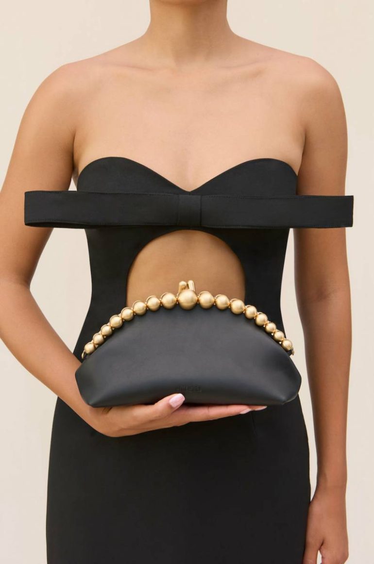 Black Una Clutch - Black Clutches Women Cult Gaia - Image 2