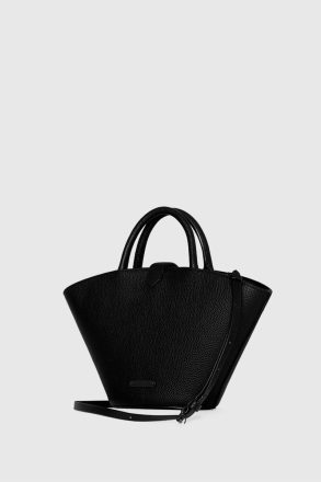 Black Women Tote Bag Rebecca Minkoff Megan Mini Fan Tote - Image 2