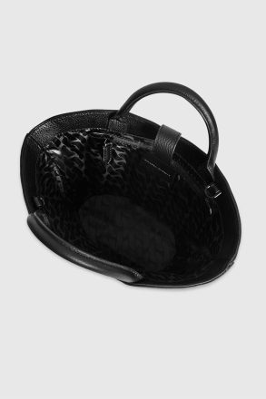 Black Women Tote Bag Rebecca Minkoff Megan Mini Fan Tote - Image 3