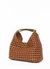 Boomerang Elleme Small Boomerang Woven Leather Cognac Cognac Women - Image 3