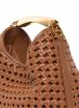 Boomerang Elleme Small Boomerang Woven Leather Cognac Cognac Women - Image 5