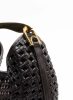 Boomerang Women Small Boomerang Woven Leather Dark Brown Dark Brown Elleme - Image 5