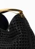 Boomerang Woven Leather Black Women Boomerang Elleme Black - Image 5