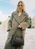 Brown Envelope Women Elleme Kitten Pebbled Leather Dark Brown - Image 2
