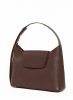Brown Envelope Women Elleme Kitten Pebbled Leather Dark Brown - Image 3
