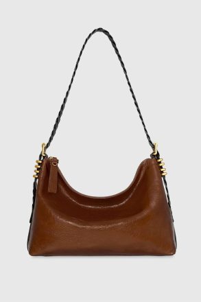 Buckle Up Twist Strap Shoulder Rebecca Minkoff Shoulder Bag Women Tawny-Black