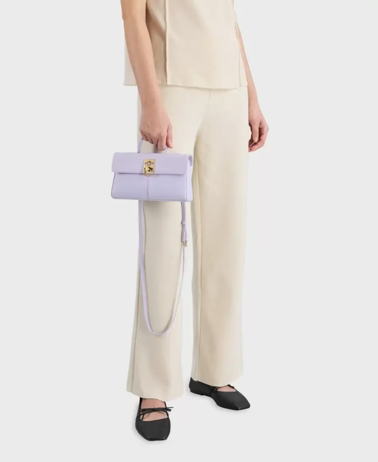 Cafune Crossbody Stance Wallet - Lilac Women - Image 5