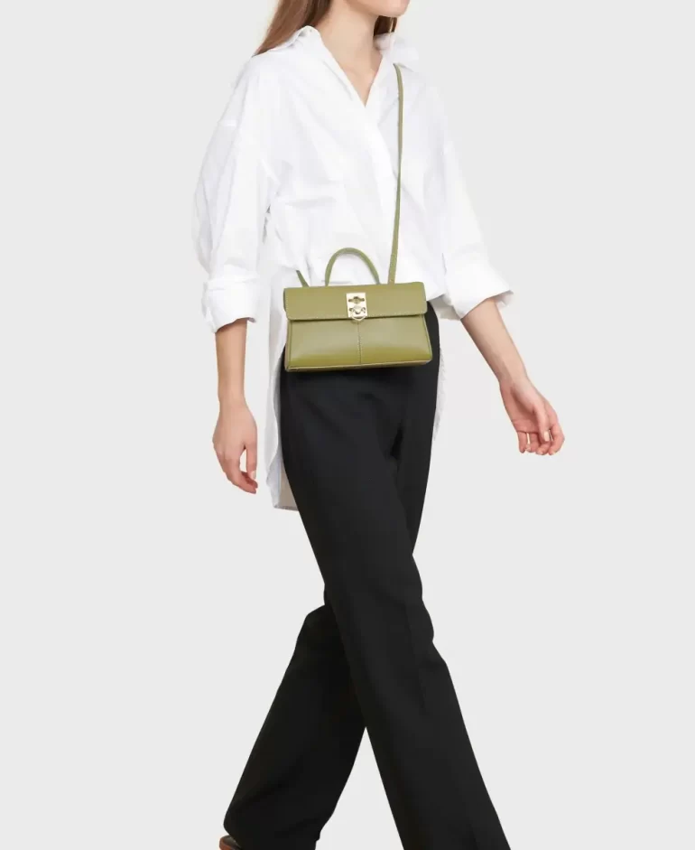 Cafune Crossbody Women Stance Wallet - Artichoke - Image 2